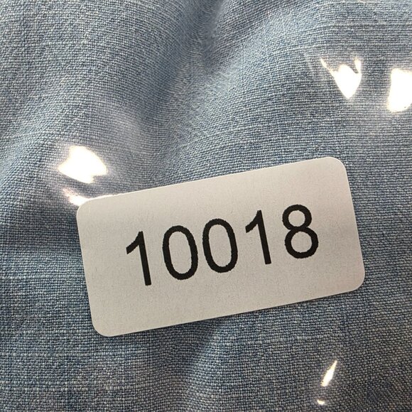 Mens American Eagle Prep Fit Blue Denim Shirt Button Up Long Sleeve Size L - Picture 9 of 9